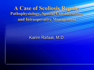 Pathophysiology of Scoliosis