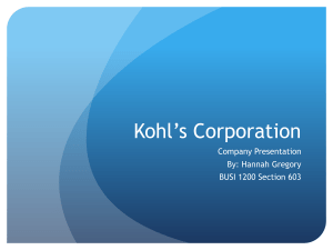 Kohl*s Corporation