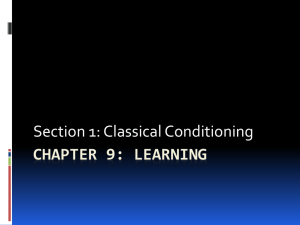 Chapter 9: Learning