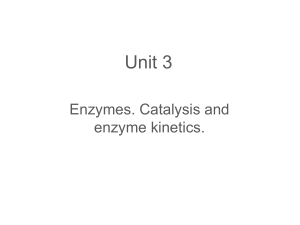factors involved in enzyme catalysis