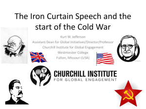 Iron Curtain speech - Harry S. Truman Library and Museum