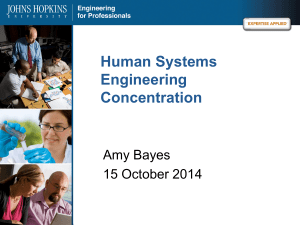 Human Systems Engineering Concentration