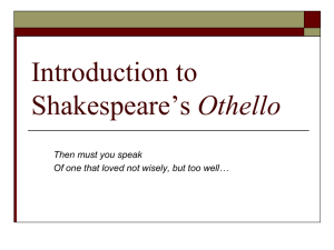 Introduction to Shakespeare's Othello