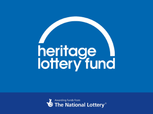 powerpoint presentation from the Heritage Lottery Fund