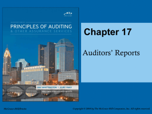 Auditors' Reports