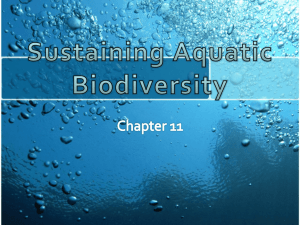 Sustaining Aquatic Biodiversity - Avon Community School Corporation