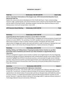 ASTE-2015-Schedule - ASTE | The Association for Science