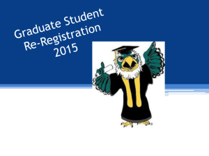 2015-2016 Graduate Student Organization Re