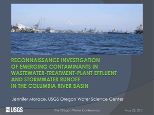 Monitoring contaminant transport in the Columbia River Basin
