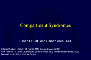 Compartment Syndromes