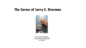 Yunlong - The Career of Larry Overman