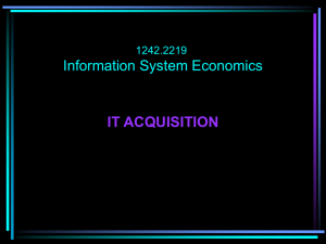 Topic 04. Acquisition Management