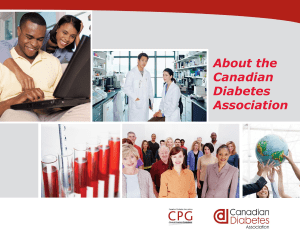 About the Association - Canadian Diabetes Association