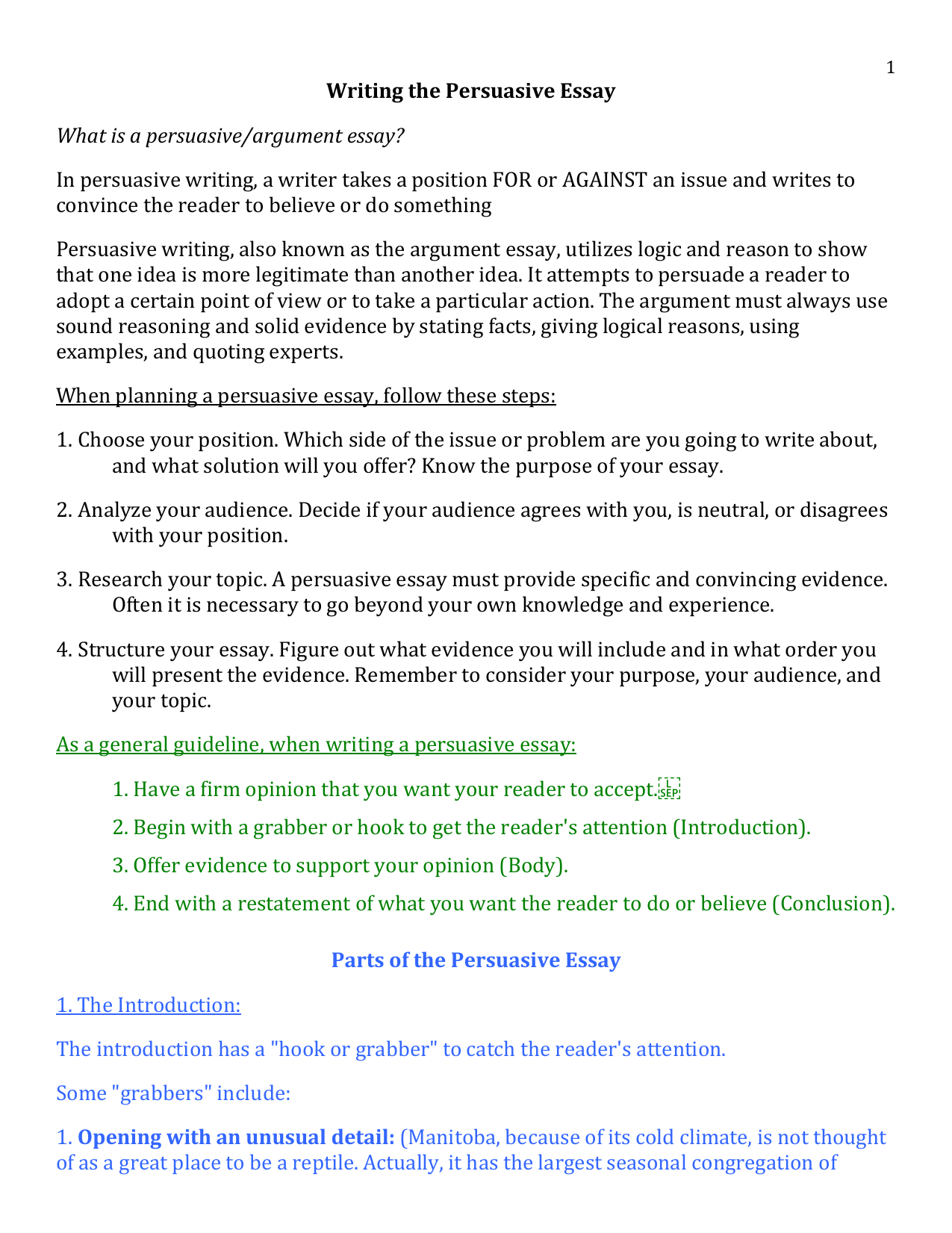 persuasive research paper writing guide