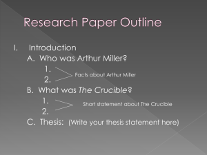 Research Paper Outline
