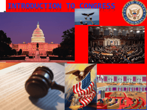 Introduction to Congress