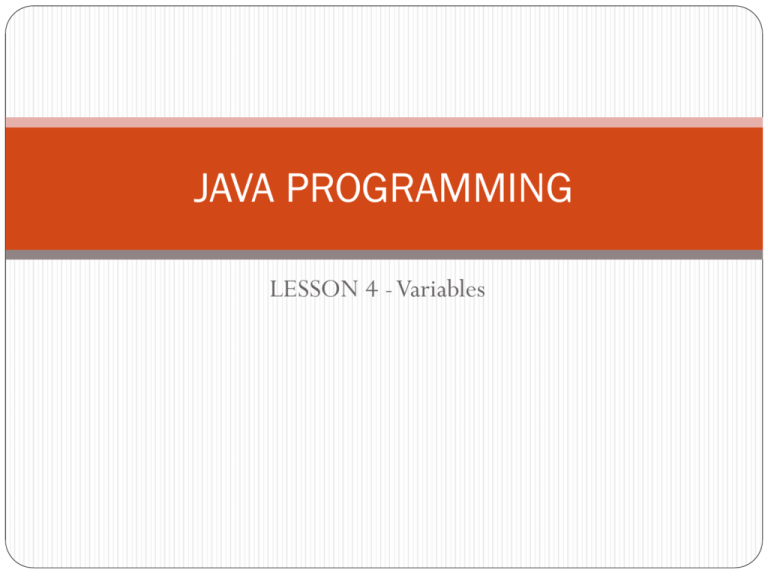 java-programming-lesson-4