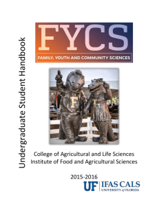 Graduation Requirements - Family, Youth and Community Sciences