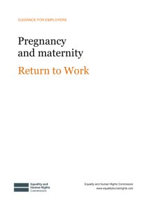 Guidance on returning to work - Equality and Human Rights