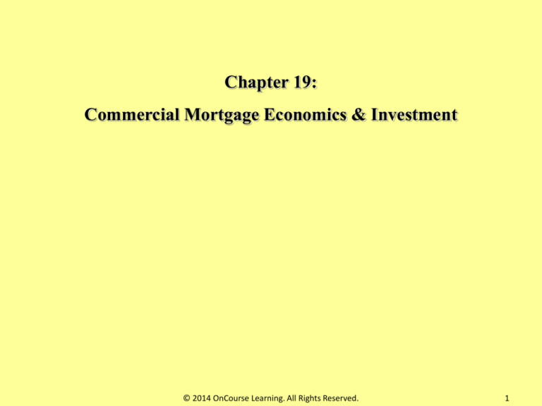 oncourse learning mortgage