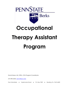 OCCUPATIONAL THERAPY