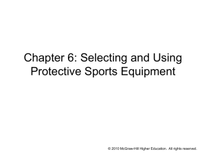 Chapter 7: Protective Sports Equipment
