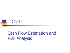 Capital Budgeting II: Cash Flow Estimation