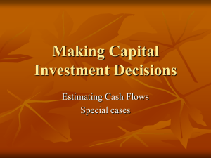 Capital Budgeting Part II
