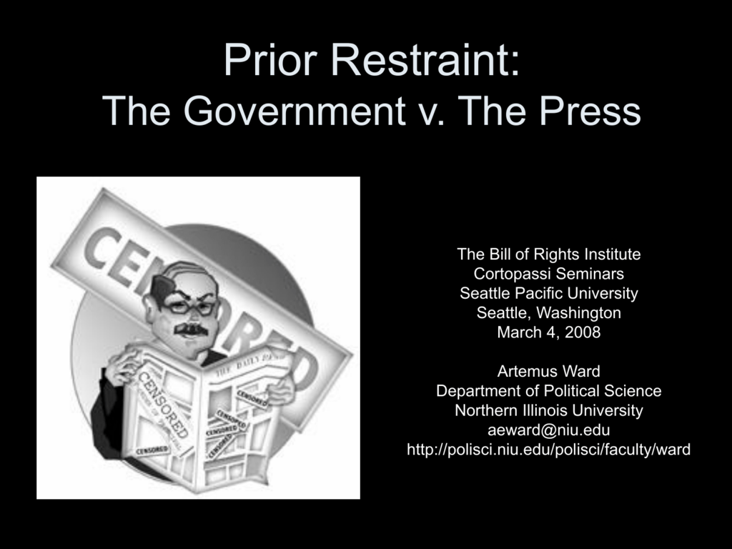 prior-restraint-the-government-v-the-press