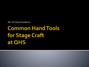 Common Tools Presentation
