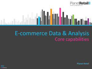 [ PPT ] E-commerce Data & Analysis - Core Capabilities