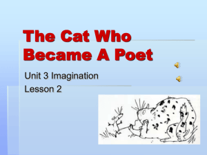 The Cat Who Became A Poet - Open Court Resources.com