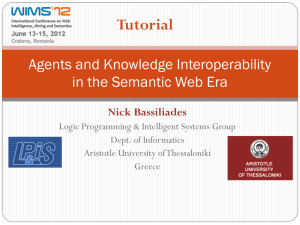 Agents and Knowledge Interoperability in the Semantic Web Era