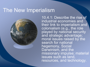 Imperialism - HistoryWithMrGreen.com
