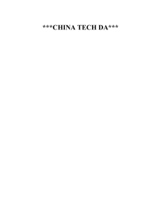 china tech da - Open Evidence Project