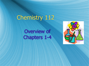 First Powerpoint Review (Chapters 1-4)
