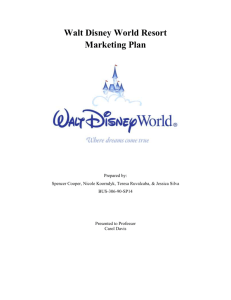 Disney Marketing Plan