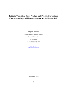 Paths to Valuation, Asset Pricing, and Practical Investing: Can