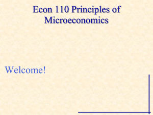 Chapter 2 The Economizing Problem