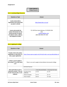 College Research Assignment