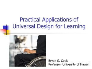 Universal Design for Learning - University of Hawaiʻi at Hilo