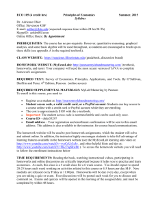 Syllabus ECO 105 - Illinois State University Websites