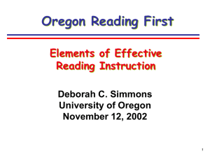 PowerPoint Presentation - Oregon Department of Education