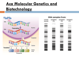 PAP Molecular Genetics PPT