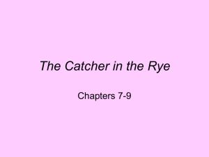 The Catcher in the Rye - Parma City School District