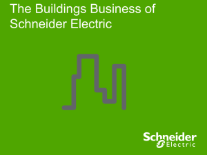 Buildings Business - Schneider Electric