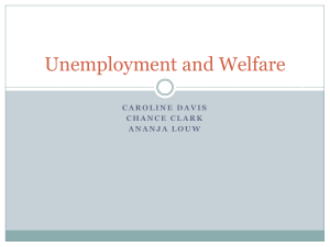 Unemployment and Welfare