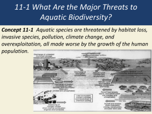 Sustaining Aquatic Biodiversity - MS.Beck