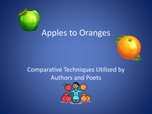 comparative techniques