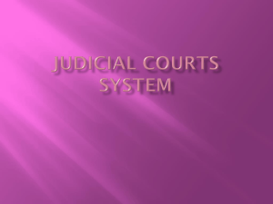 Judicial courts